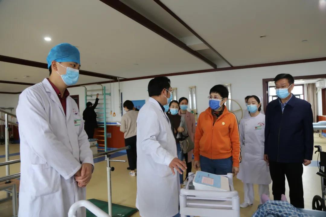 蔡秘书长考察江西上栗县人民医院、妇幼保健院