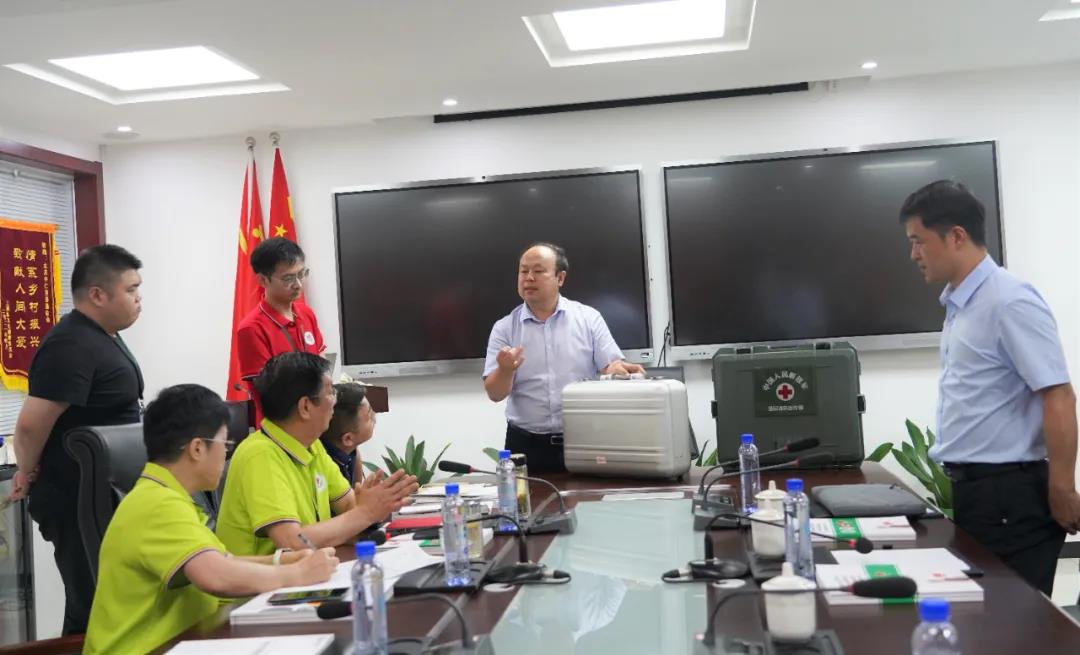 沈阳天泰远程医疗技术发展有限公司董事长杨红君一行莅临我会洽谈工作
