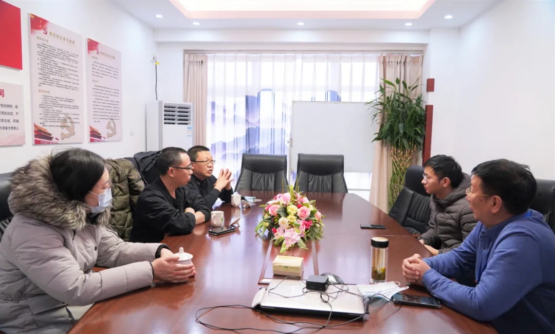 百家康然（北京）科技有限公司领导一行到访我会洽谈工作