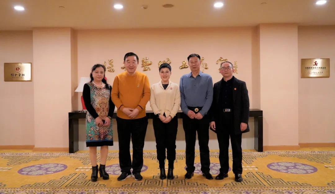 蔡秘书长一行赴中国民族文化艺术基金会保和艺术基金管委会参观交流