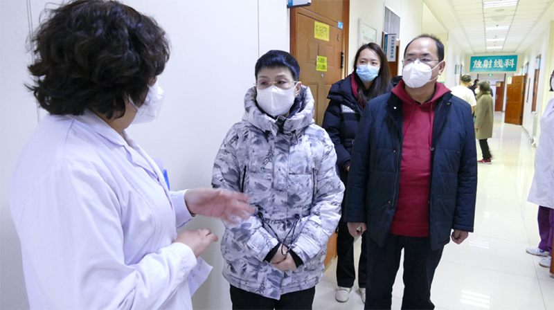 蔡理事长前往长春市南关区基层医疗机构调研